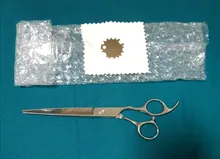 Tijeras grandes para cabello de 7,0 pulgadas, Japón, 440C, corte profesional de peluquería, salón de barbería, Tijeras de adelgazamiento, A0128G