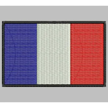 Bandera FRANCIA para mascarilla parche bordado Iron patch toppa ricamata gestickter patch patch brode 
Bandera FRANCIA para mascarilla parche bordado Iron patch toppa ricamata gestickter patch patch brode