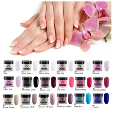 Manucure de système blanc français de poudre d'immersion-Art de clou de conception-poussière Shinning(China)