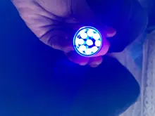 Mini lámpara portátil UV 9 LED Morado para secado de uñas, linterna para esmalte de uñas en Gel artístico, herramientas de máquina