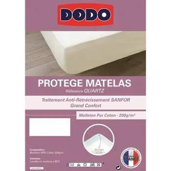 DODO Protects Mattress QUARTZ Cover 140x190cm shaped 
DODO Protects Mattress QUARTZ Cover 140x190cm shaped