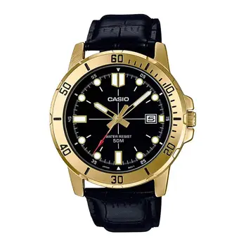 

Casio Enticer Analog Black Dial Men's Watch Luxury Set 50m. Waterproof Fasion Men Watch- MTP-VD01GL-1EVUDF