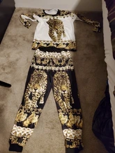 Camiseta de manga larga para hombre, camiseta informal de tigre 3D, pantalones, ropa de 2 piezas, traje de dragón de estilo chino, otoño e invierno, gran oferta