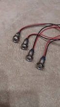 Luz indicadora de advertencia LED de Metal, resistente al agua IP67, lámpara de señal, cable piloto de 3V, 5V, 12V, 24V, 110V, 220V, 6/8/10/12/16/19/22mm, 1 Uds.