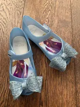 Disney-sandalias de princesa Elsa para niños y niñas, zapatos de animales, Mini Melissa, Lovely Melissa