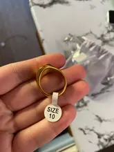 Anillo de acero inoxidable personalizado para mujer, sello de letra con parte superior redonda gruesa, Punk, joyería de moda