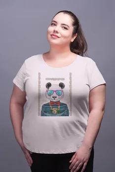 Angemiel Wear Glasses Photo Machine Holidaymaker Panda White Women Cotton Large Size T-Shirt
Angemiel Wear Glasses Photo Machine Holidaymaker Panda White Women Cotton Large Size T-Shirt