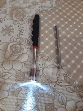 Captador magnético telescópico ajustable, mango extensible de largo alcance, herramienta práctica para recoger tuercas/perno/tornillos, varilla de succión