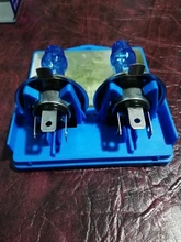Bombillas halógenas para faro delantero de coche, lámparas para luces exteriores, Super brillantes, DC 12V H4 100W 6000K, 2 uds.