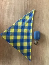 Pañuelo clásico a cuadros para perros y gatos, accesorios para el cuidado de mascotas, bufanda pañoleta, toalla de Saliva