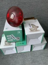 Bombilla de calor E27 a prueba de agua, lámpara de cría, bombillas calefactoras infrarrojas