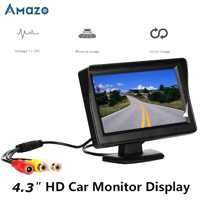4.3 Inch Car Two-Way AV Input Reversing Display Low Power Consumption High Resolution Display TFT LCD HD Monitor Audio Video
4.3 Inch Car Two-Way AV Input Reversing Display Low Power Consumption High Resolution Display TFT LCD HD Monitor Audio Video