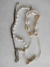 KINFOLK pulsera tobillo mujer tobillera conchas Bohemia para mujer tobillera Bohemia con correa para la playa joyería de verano para la playa pulsera descalza para el tobillo en la pierna