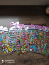 Pegatinas 3D de 20 hojas para niños y bebés, 500 + pegatinas hinchables, varios paquetes para álbum de recortes, diario de balas, sin animales