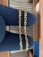 Accesorios para bolso de mujer, piezas desmontables, cadena de repuesto, oro sólido, acrílico, correa de lujo, cadena para asa de hombro