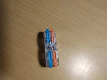 Miniconectores de Cable rápido, Conector de cableado de empalme de resorte compacto Universal, bloque de terminales Push-in, 422 SPL-2/3