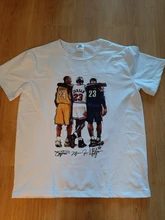 AMEITTE-Camiseta de manga corta para hombre, ropa con estampado de Kobe, el mejor amigo, Harajuku, informal, clásica, blanca, novedad de verano