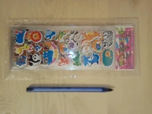 Paquete de pegatinas de animales del zoo para niños, confección de álbumes de recortes con animales, regalo de cumpleaños, 12 hojas por paquete