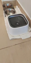 Portátil de agua potable perro tazón flotante 1.5L Pet no mojar la boca de gato sin derrame bebiendo dosificador de agua para perro