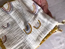 Toallas de muselina para bebés, paños faciales de mano, babero para Saliva, pañuelo, 54DA, 5 uds.