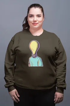Angemiel Wear Bulb-Head Green Women Sweatshirts
Angemiel Wear Bulb-Head Green Women Sweatshirts