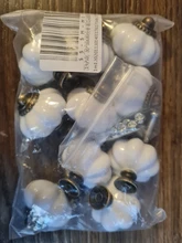 Furniture-Handle Door-Knobs Cupboard Drawer Pumpkin Retro Hardware Ceramic Kitchen Vintage