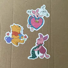 50 Uds de dibujos animados de Disney pegatinas de anime Marvel congelados juguetes de Mickey historia Winnie el Pooh impermeable portátil monopatín pegatinas niños juguete