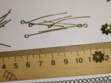 200 unids/bolsa 16 20 25 30 35 40 45 50mm cabeza de ojo Pins clásicos 7 colores plateados alfileres con ojetes para hallazgos de joyería haciendo suministros DIY