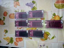 Abonnie-Extensión de pestañas, Cilio Individual de visón sintético Natural, 0,05-0,25mm, rizado B/C/D, maquillaje de belleza de 8-17mm