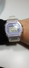 Reloj Digital transparente para Mujer, cronógrafo cuadrado, electrónico, deportivo, resistente al agua, nuevo, triangulación de envíos