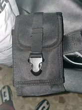 Molle-riñonera militar táctica para exteriores, 17x9x2cm, accesorios de caza, funda para teléfono móvil