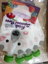 Bolsa de almacenamiento con dibujos animados para niños, bolsa para leche de pecho, alimento reutilizable para bebé, bolsas de alimentación con doble cremallera, 200ML, 4 Uds./8 Uds. Por paquete