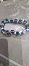De moda de Color de plata azul de mal de ojo Hamsa la mano de Fátima Palm pulseras para las mujeres de la pulsera del encanto de estilo étnico joyería hecha a mano