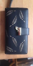 Long Wallet Purse-Bags Wallets-Card-Holder Women Zipper-Buckle Hollow-Leaf Small Fashion