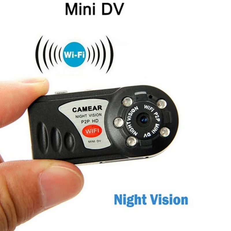 Q7 Mini Camera WIFI HD Mini Video Camcorder Wireless DV DVR IR Night Vision Cam Recorder Infrared Micro Camera Home Security
Q7 Mini Camera WIFI HD Mini Video Camcorder Wireless DV DVR IR Night Vision Cam Recorder Infrared Micro Camera Home Security