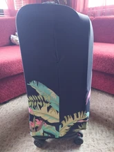 HMUNII-cubierta protectora para maletas con diseño de mapa del mundo, funda protectora para equipaje con Trolley para hombre y mujer, funda elástica para maleta