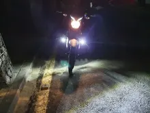 Faro LED para motocicleta, Luz antiniebla de 12v, L6X, para BMW, Suzuki, soportes delanteros, luz de paso
