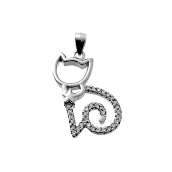 Pendant 925 Sterling silver m Kitty smooth 25mm. Openwork edge zircons star
Pendant 925 Sterling silver m Kitty smooth 25mm. Openwork edge zircons star