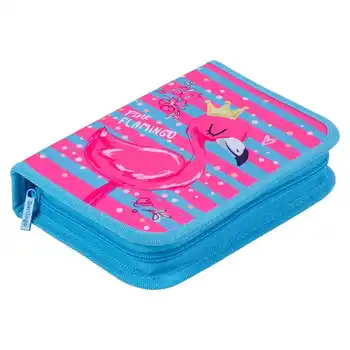 Pencil Case 1 compartment, Berlingo "Flamingo style", additional. folding section, with filling
Pencil Case 1 compartment, Berlingo "Flamingo style", additional. folding section, with filling