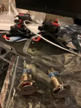 Zusen-Interruptor de botón momentáneo con bocina iluminada, 19mm, ZS19F-11DT/G/12V/N con bocina iluminada