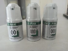 Hilo Dental desechable, 1 botella, cordón de retracción gingval, hilo de algodón de punto, Material de dentista, tamaño 0 00 000 longitud 274cm