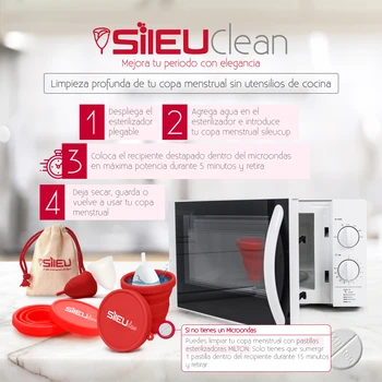 Sileu Sterilizer Folding Silicone with Lid Reusable to Sterilize the Menstrual Cup Microwave
Sileu Sterilizer Folding Silicone with Lid Reusable to Sterilize the Menstrual Cup Microwave