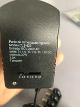 Converter Adapter-Plug Power-Supply-Adapter Adjustable Charger Multi-Voltage 220V 9V