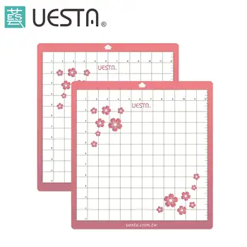 2 Pieces Pcs UESTA Strong Grip Adhesive 12 by 12 Inch Cutting Mat Vinyl Cutter Plotter Craft Sticky (Strong Stickiness)
2 Pieces Pcs UESTA Strong Grip Adhesive 12 by 12 Inch Cutting Mat Vinyl Cutter Plotter Craft Sticky (Strong Stickiness)