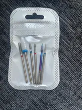 6 unids/pack de uñas de fresado Rotary Burr para archivos de uñas cutícula limpio brocas aparatos para manicura herramientas de arte