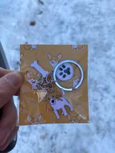 LLavero de aleación de Metal para hombre y mujer, colgante de perro, llavero de coche, bolso, llavero