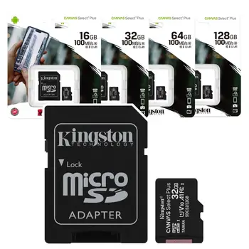Kingston memory card Micro SD microSD 16Gb 32Gb 64Gb 128Gb Class-10 100MB/s TF flash 100% original High Speed Plug&Play
Kingston memory card Micro SD microSD 16Gb 32Gb 64Gb 128Gb Class-10 100MB/s TF flash 100% original High Speed Plug&Play