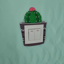 Switch-Cover Wall-Sticker Outlet Unicorn Room-Decor Luminous-Switch Flamingo Silicone