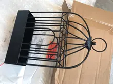 Soporte de la bobina del Mosquito para decoración del hogar, soporte de la bobina del Mosquito con forma de jaula de pájaro de estilo nórdico, repelente de mosquitos de hierro para día de verano