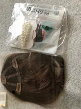 Isheeny 8 Nautral negro 2 Clips en flequillo de pelo humano pieza de pelo lacio con dos esquinas laterales 20g extensiones Clip cabello